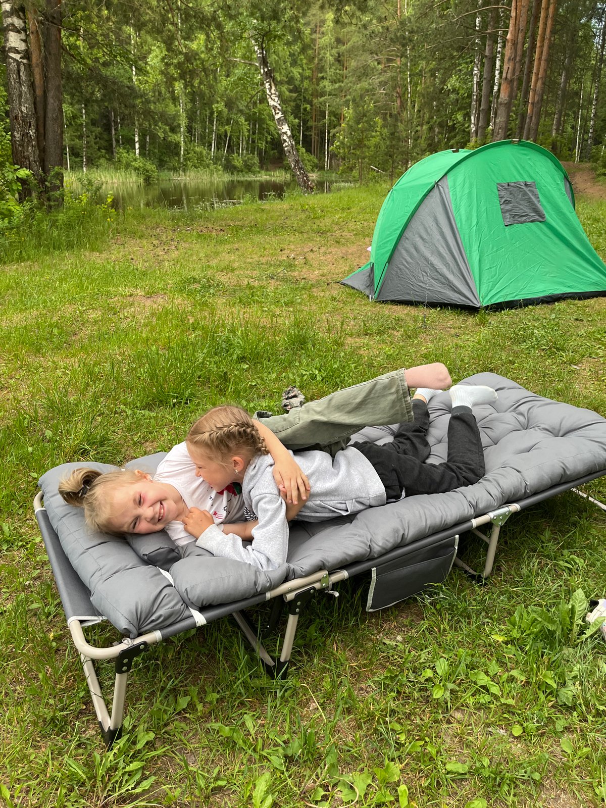 Camping and outdoor activities documented near Chaykovsky, Russia