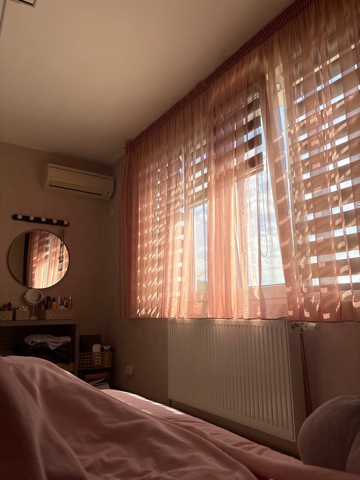 Morning bedroom moments captured in Bulgarovo, Bulgaria residence