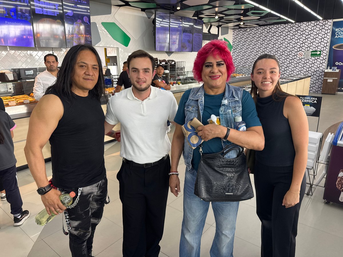 Friends gather for evening meal at San Buenaventura convenience store