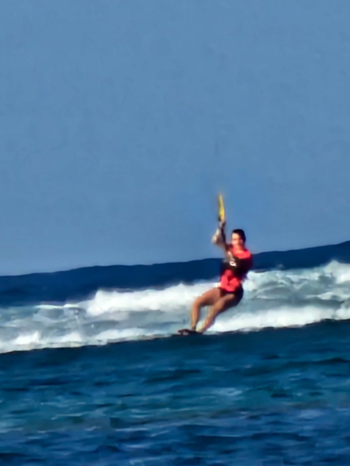 Kitesurfing and beach life at Sanur Beach, Bali