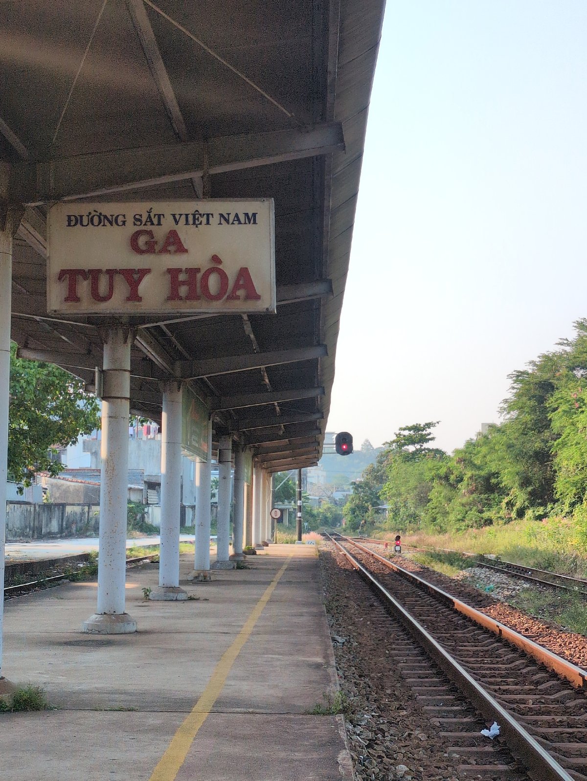 Late night activity recorded at Tuy Hòa train station