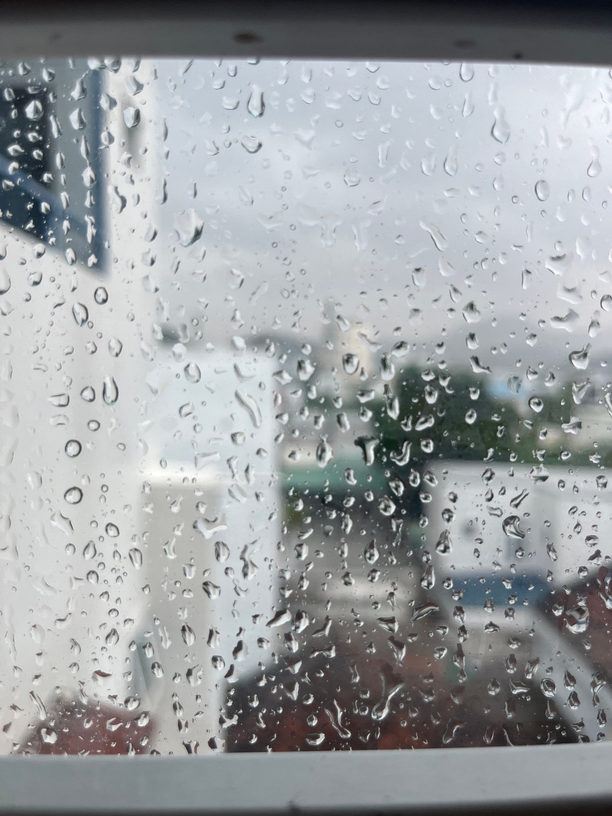 Early morning rainfall floods streets in Nha Trang, Vietnam