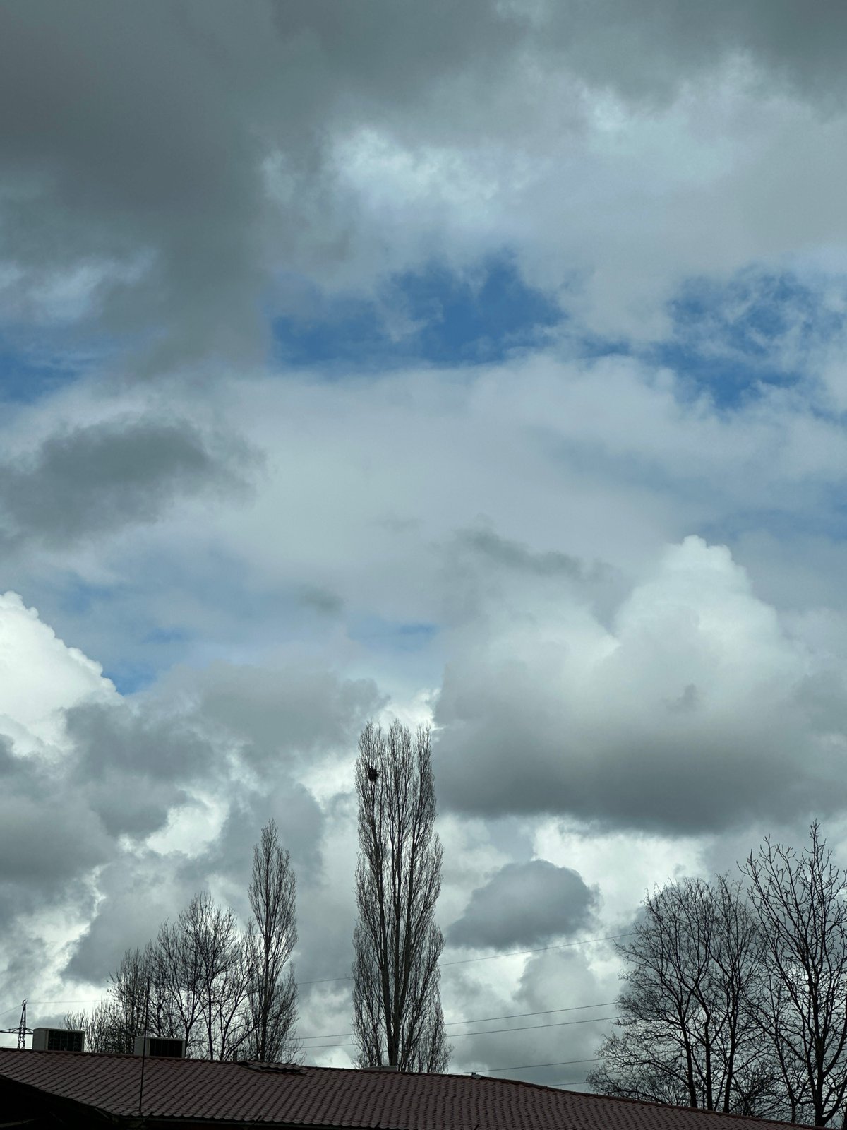 Cloudy skies observed over Sofia, Bulgaria Friday morning