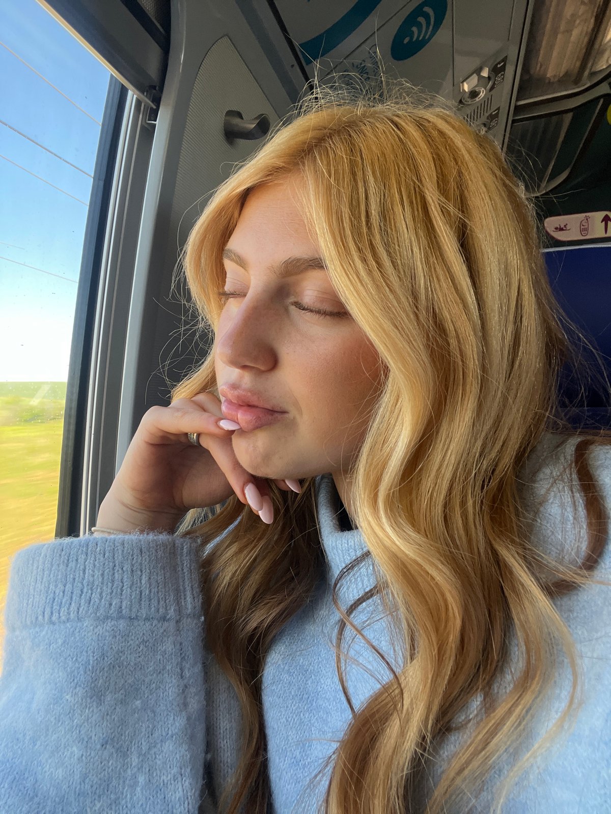 Woman observed resting in Sarry, France