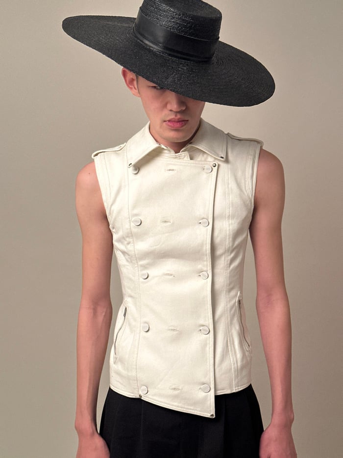 Fashion photoshoot captures male models in Paris studio session