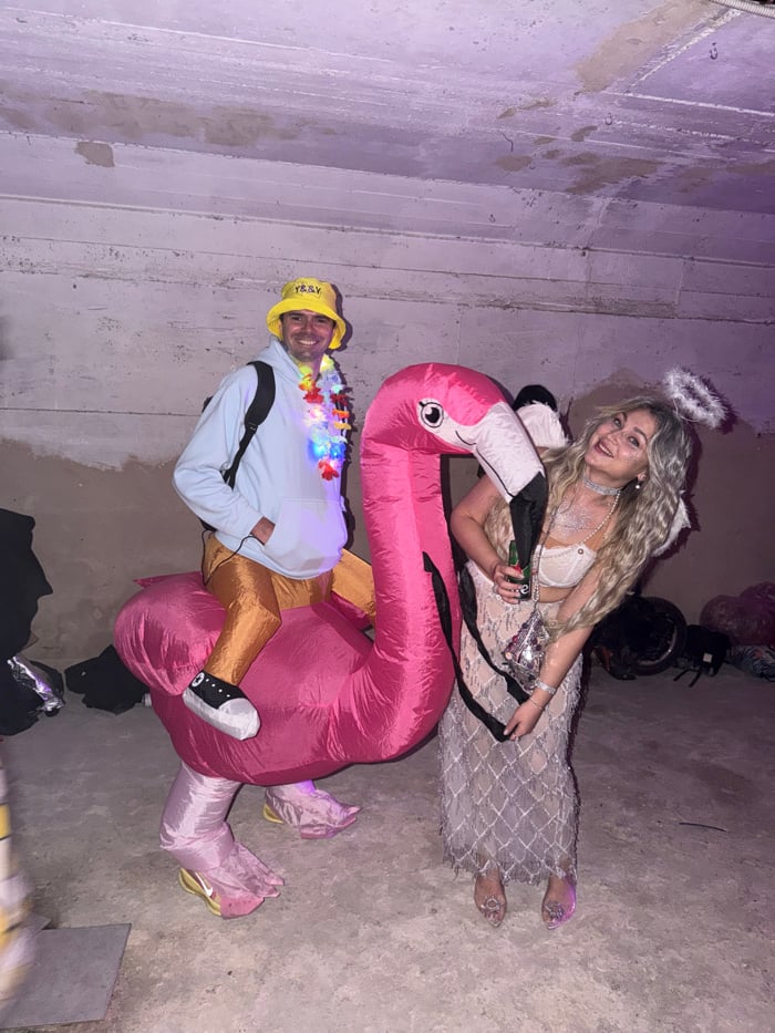 Underground costume party documented across multiple Tel Aviv venues