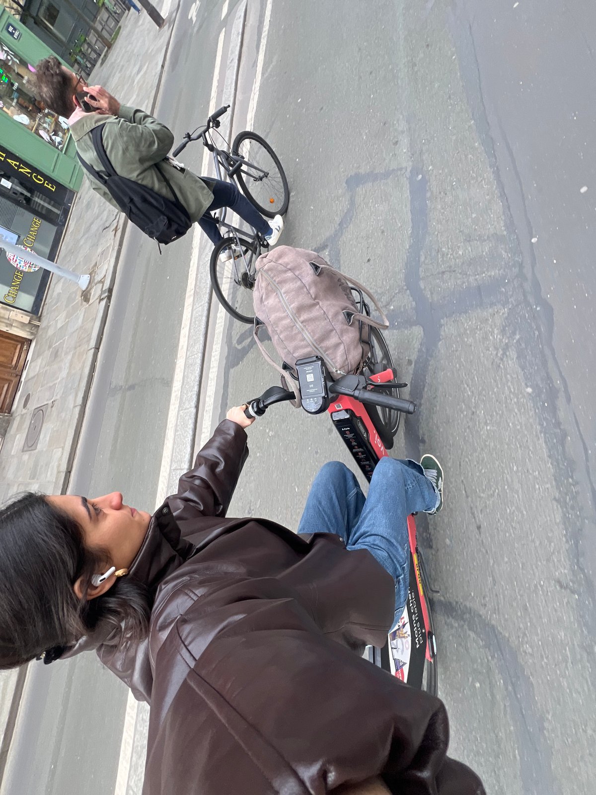 Morning street life captured across Paris locations