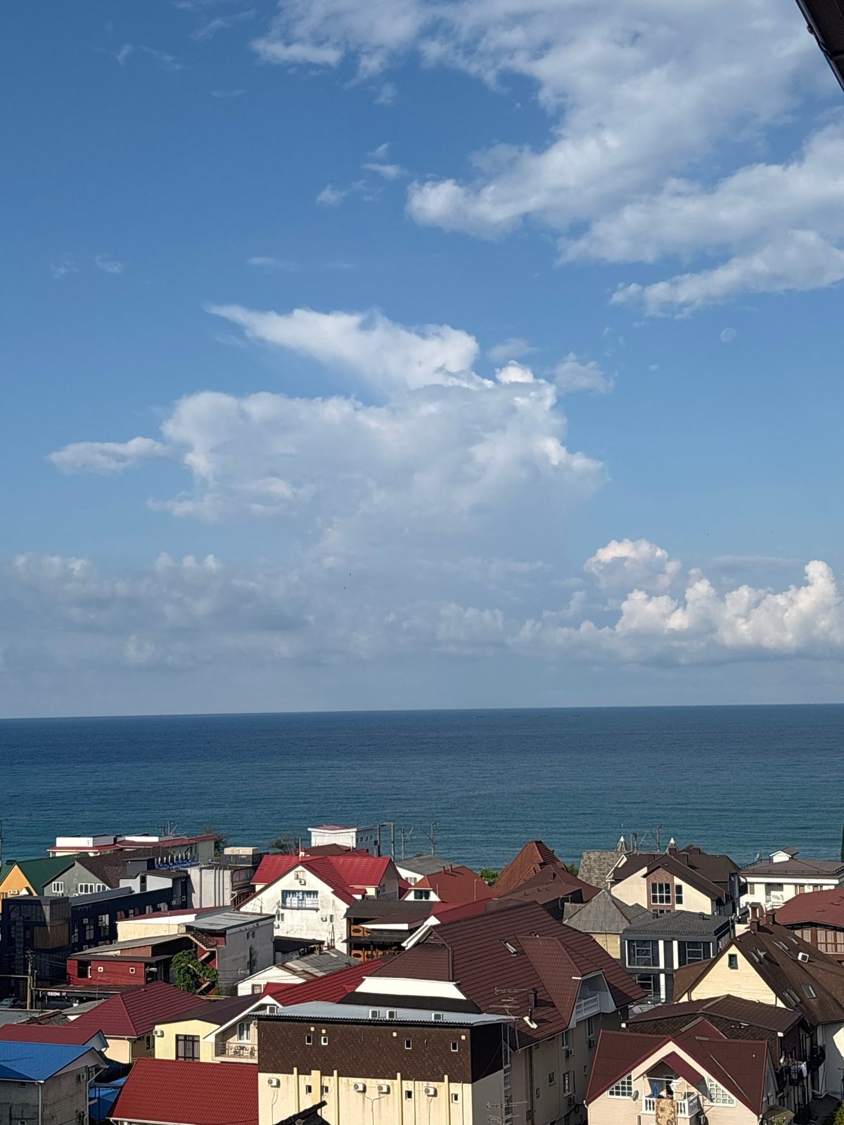 Sochi's hillside neighborhoods meet the Black Sea coast