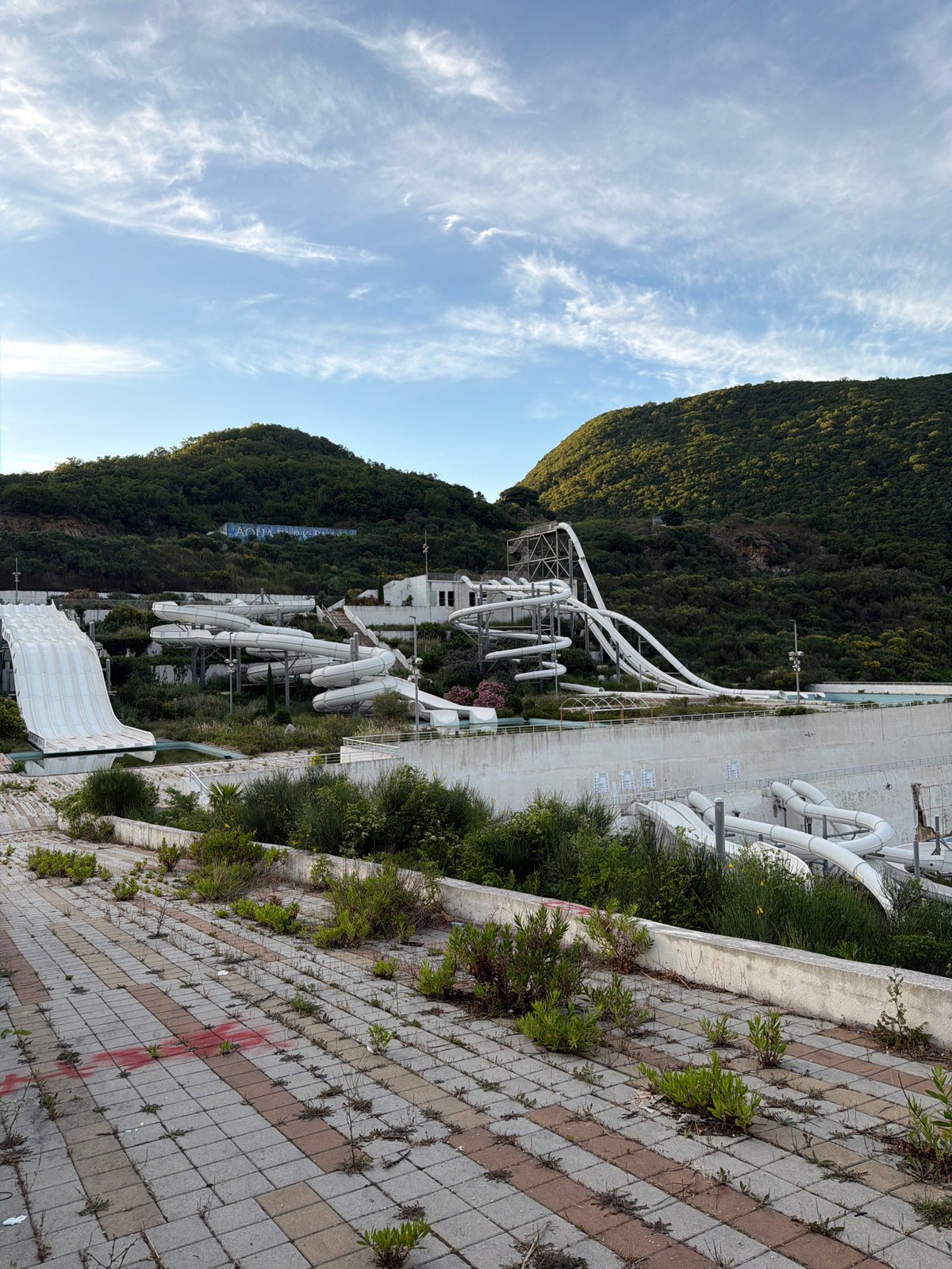 Abandoned water park and Top Hill venue, Podostrog, Montenegro