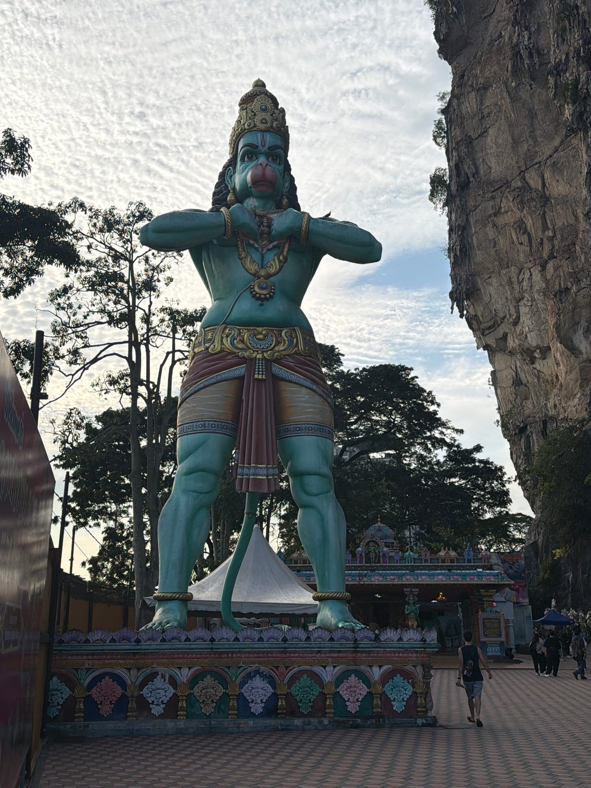 Batu Caves: statues, shrines, and monkeys on a quiet morning