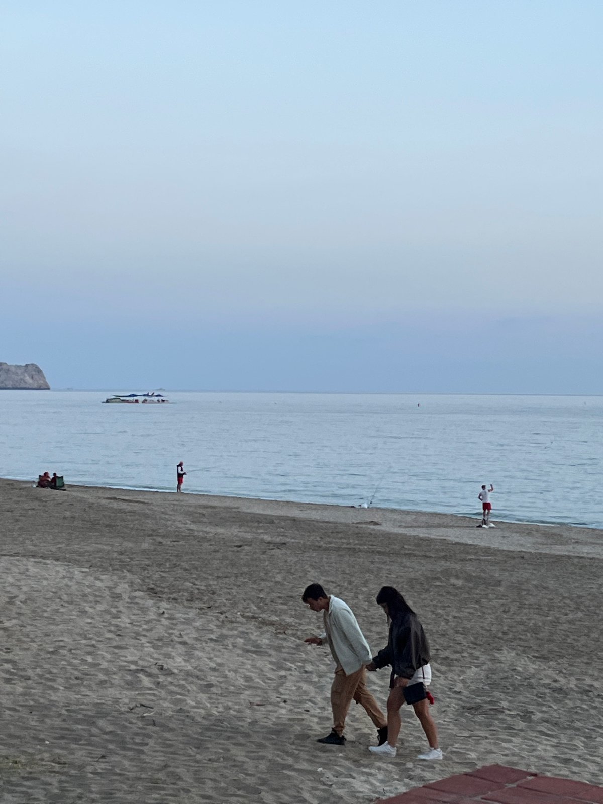 Ordinary beach life documented along Alanya's Mediterranean shore