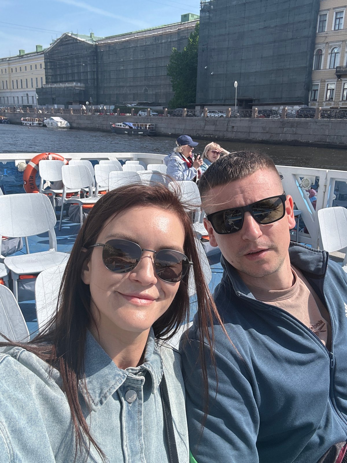 Morning scenes captured in Saint Petersburg: boat outing, spring blossoms