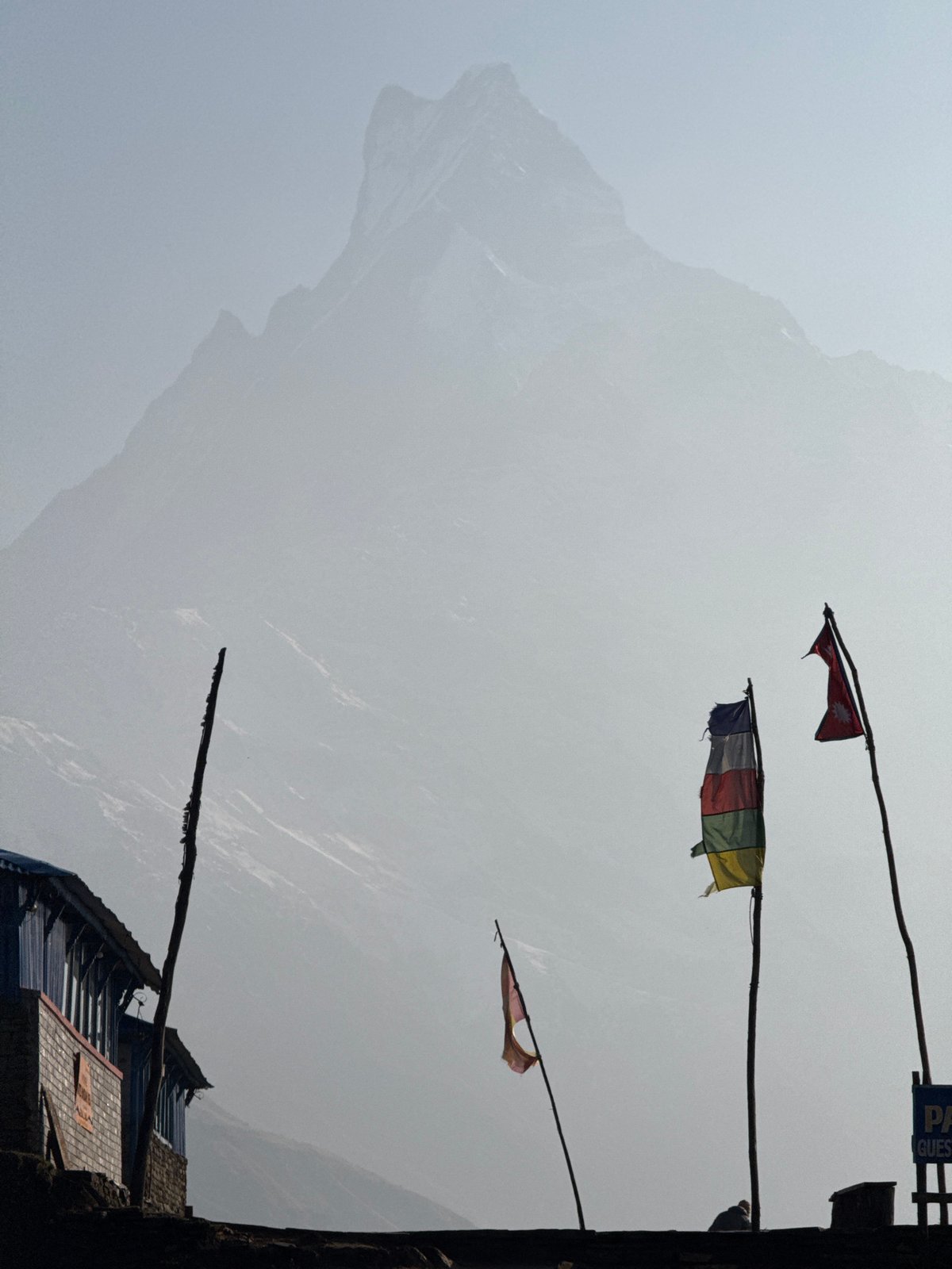 Early morning mountain gathering with music in Lwang Ghalel