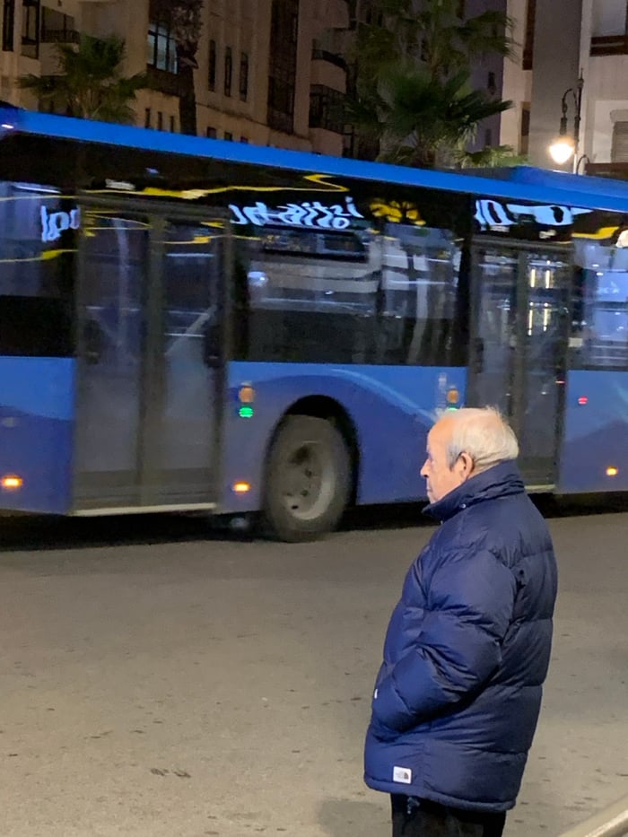 Evening street life documented across Tangier neighborhoods