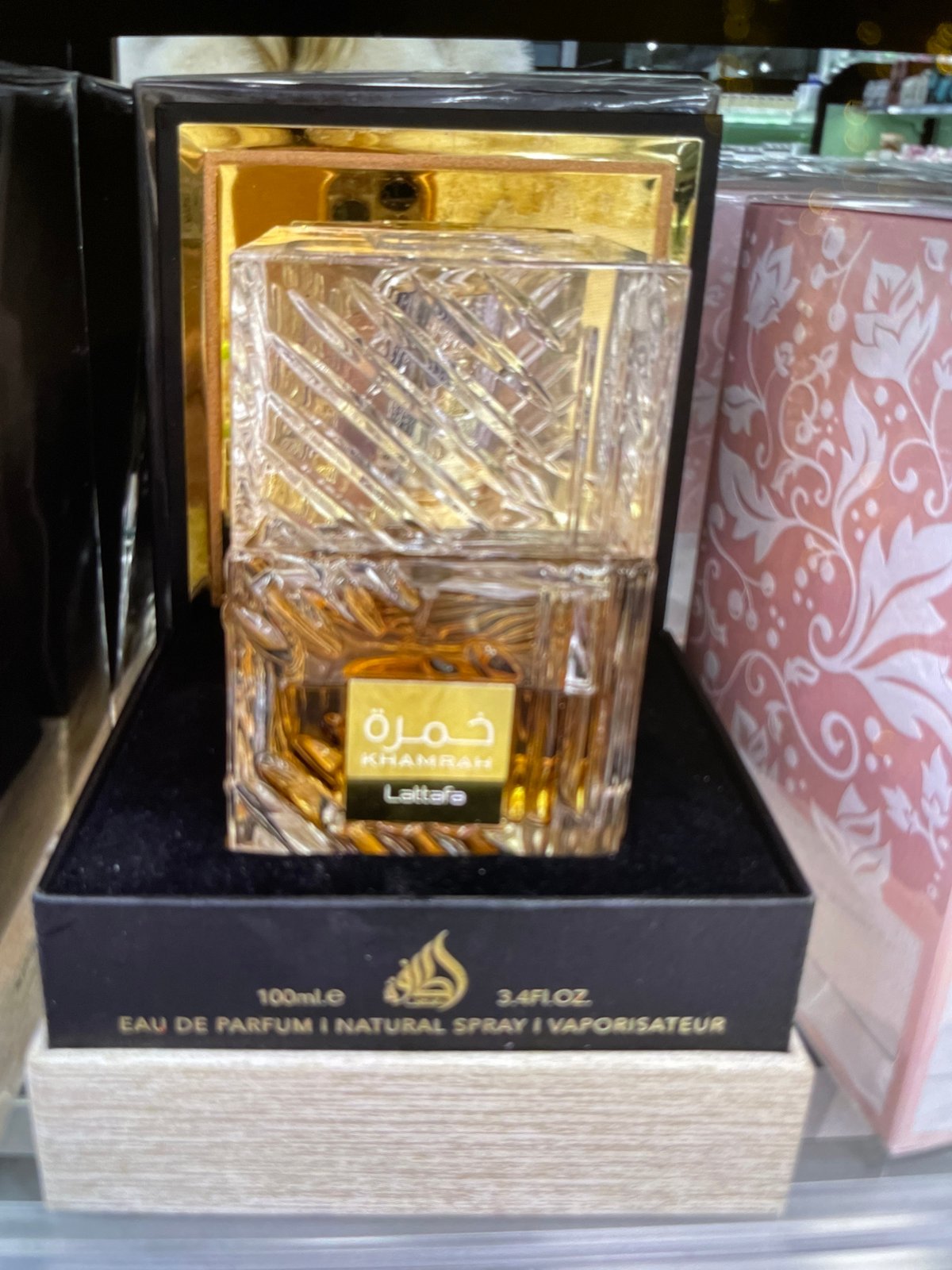 Mixed retail products documented in commercial setting