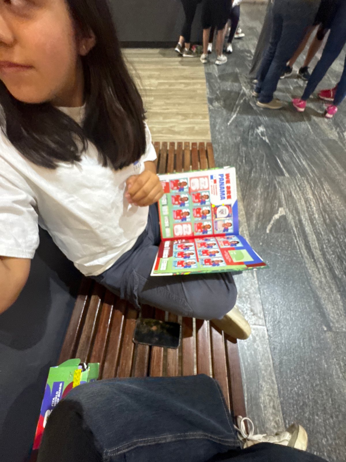 Reader with Panama book spotted on bench in Puebla