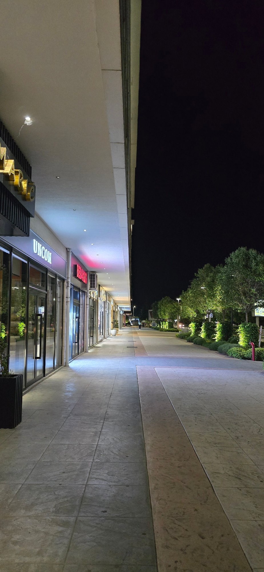 Evening walk through Podgorica commercial district captured in photos