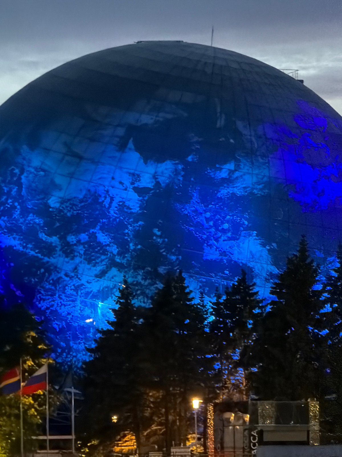 Evening waterfront scenes captured at Kaliningrad landmarks