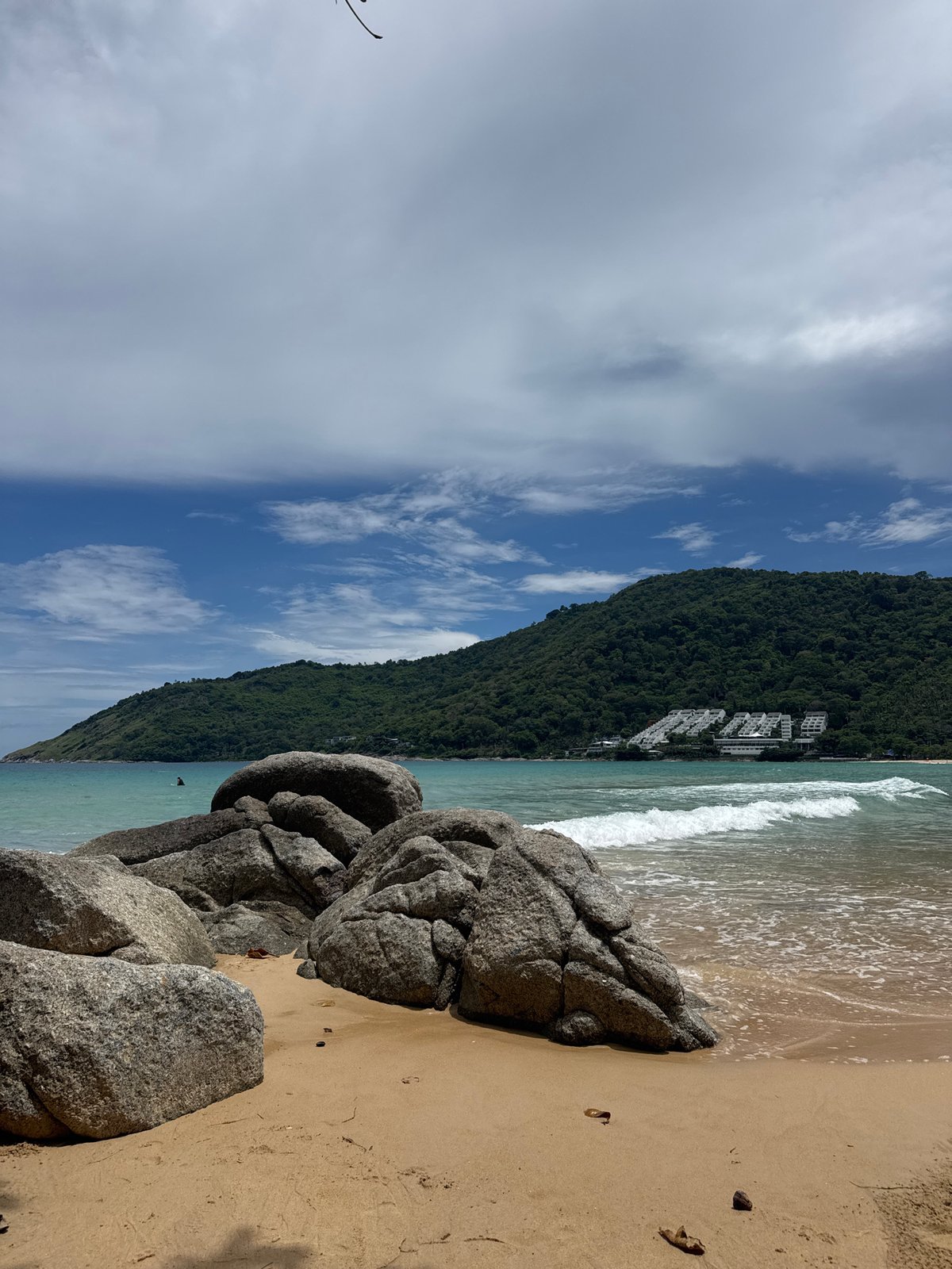 Tropical beach resort and surrounding streets, Southeast Asia