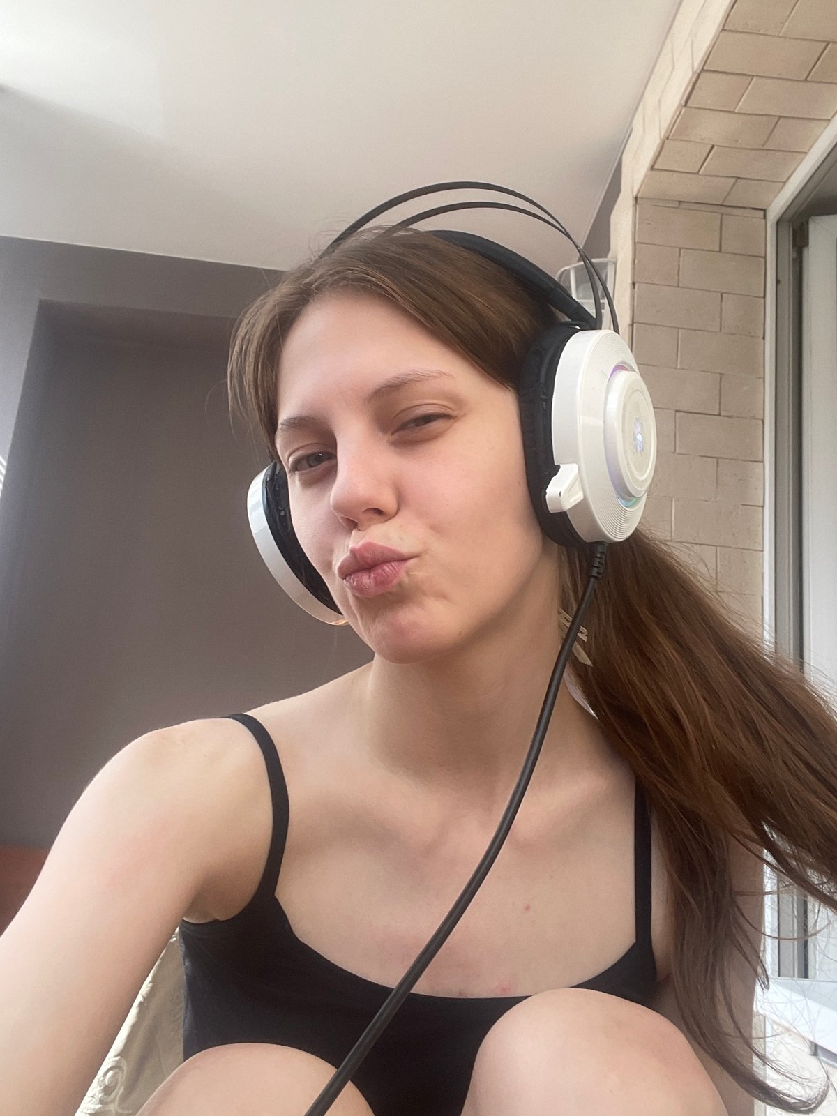 Headphones and a direct gaze in Ufa