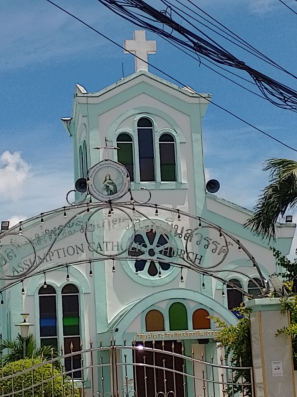 Phuket old town streets: churches, clock tower, and Sino-Portuguese facades