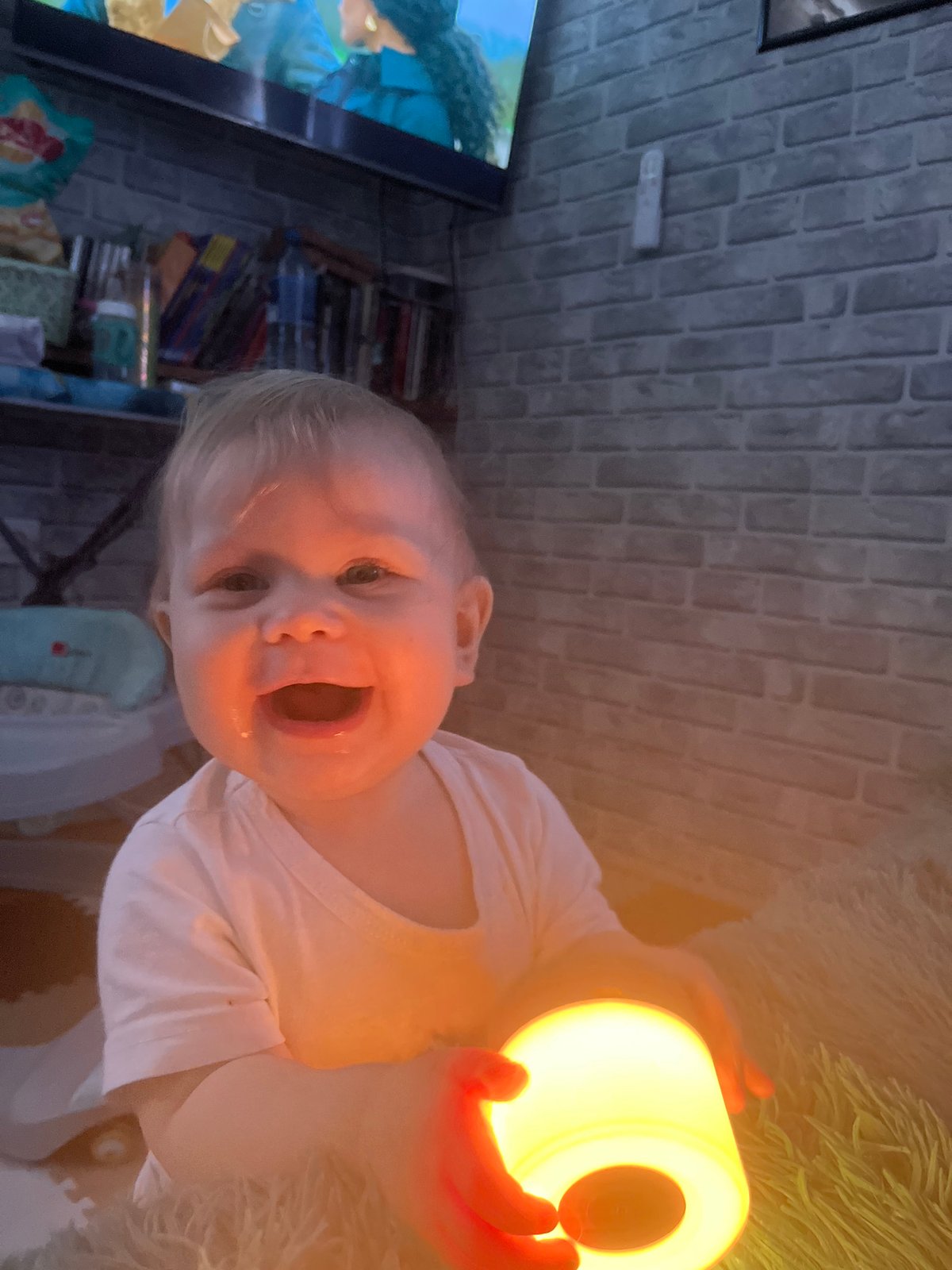 Toddler's morning routine captured in Russian household