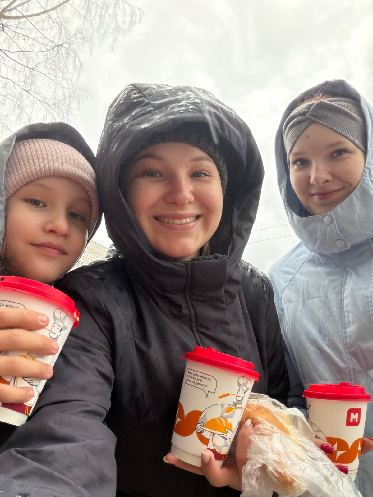 Family outing documented in Chaikovsky, Russia
