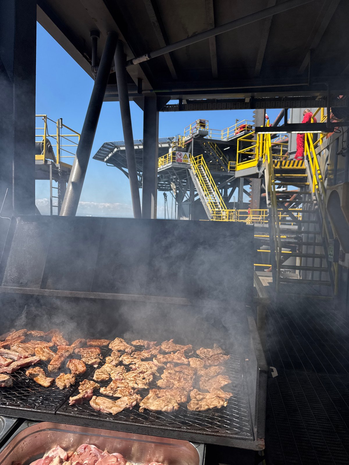 Sunday barbecue held on offshore platform in Italian waters