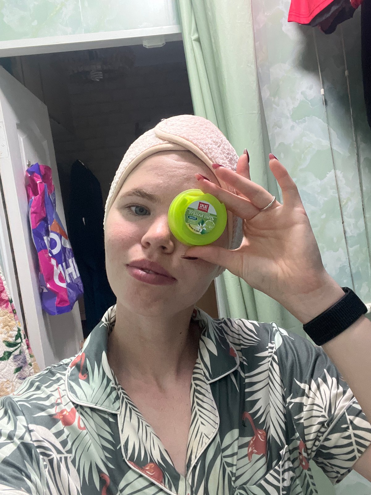 Late-night self-care routine in Chaikovsky, Russia