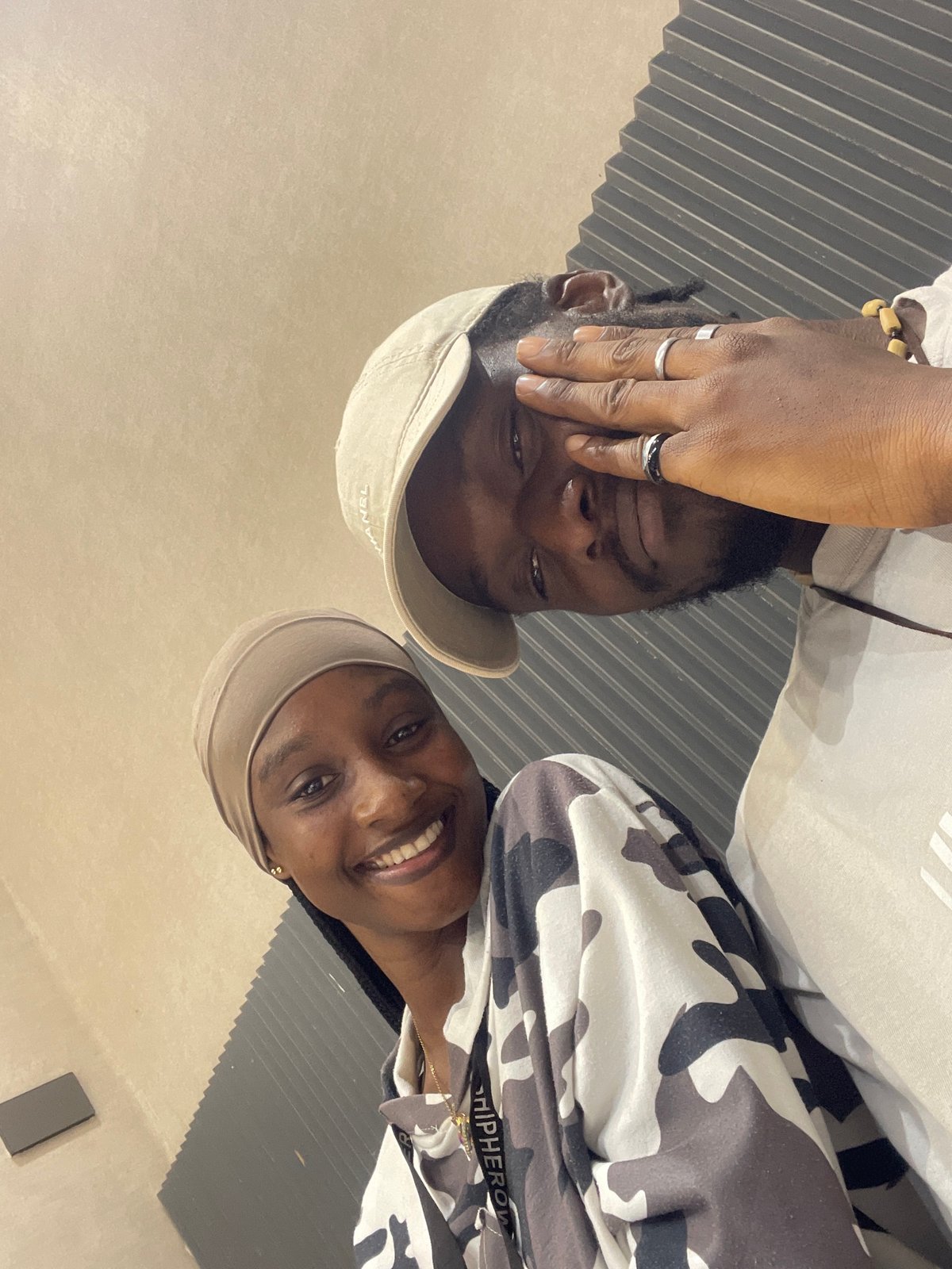Evening barbershop visit and hangout in Guzape, Abuja
