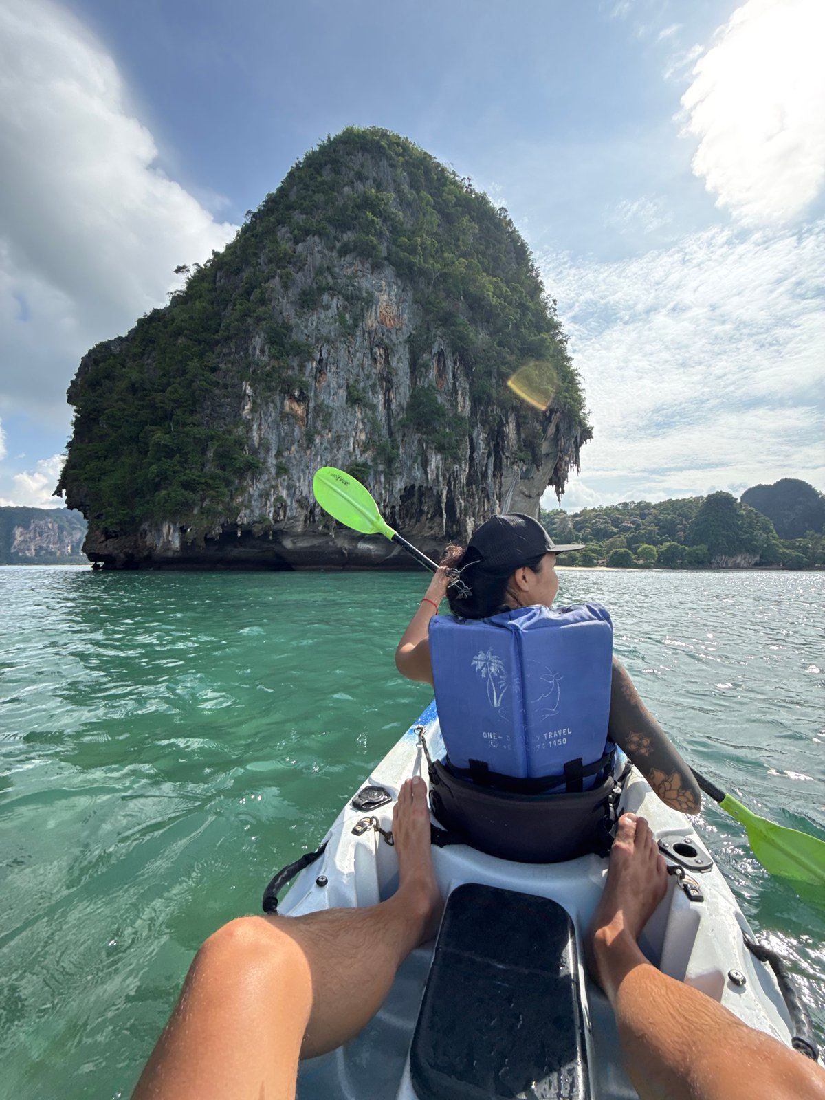 Kayaking the limestone karsts of Ao Nang by water and air