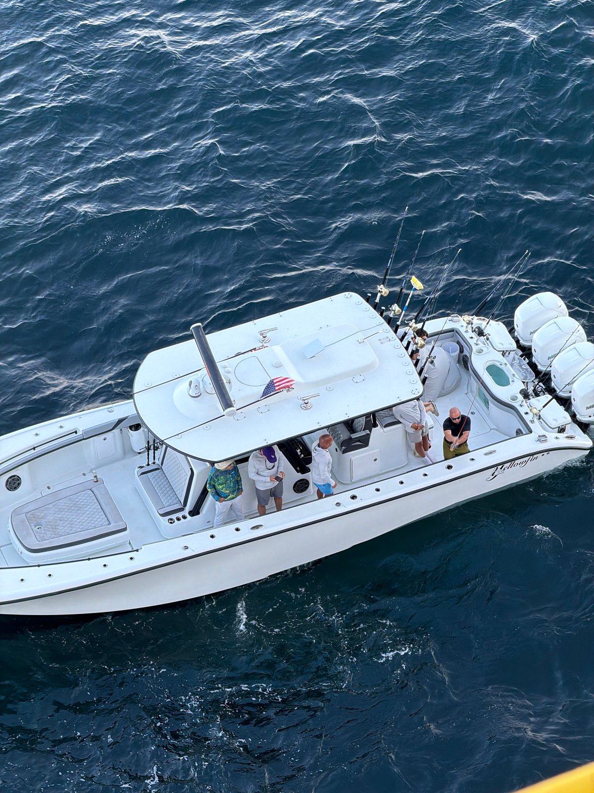 Fishing boat 'Yellowfin' carries seven people on recreational outing