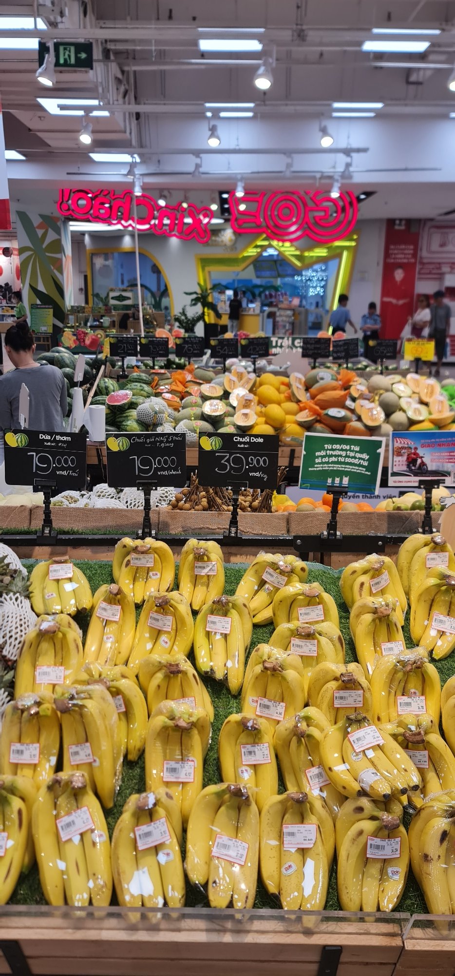 Morning grocery shopping for fruits and pasta in Đà Nẵng