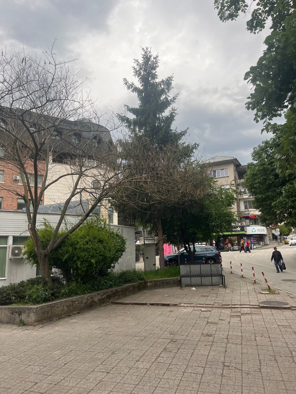 Urban street scene documented in Veliko Tarnovo, Bulgaria