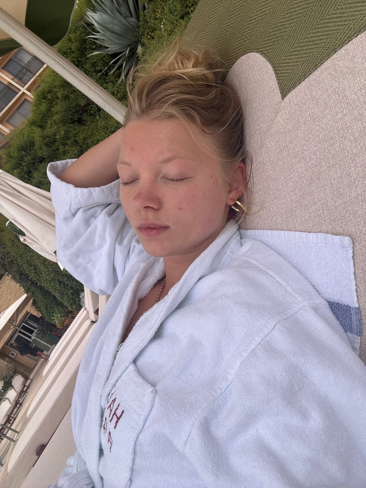 Leisurely poolside moments captured in Herzliya resort area