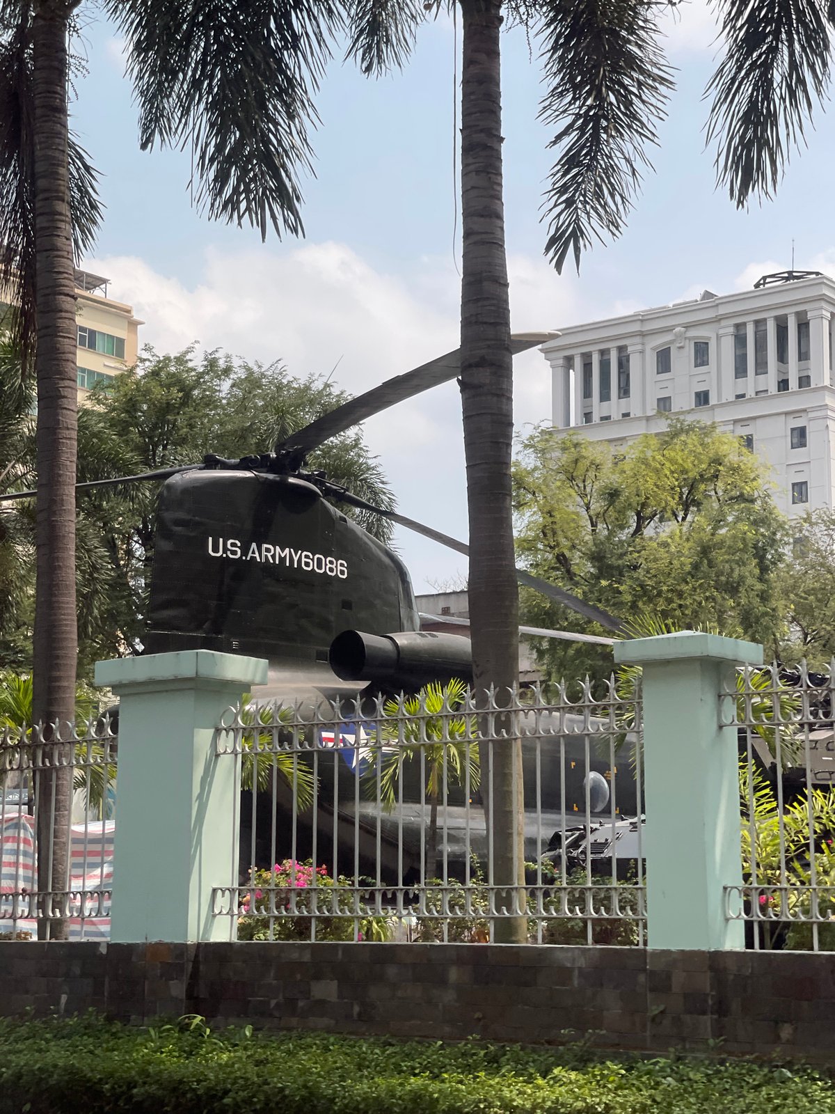 U.S. Army helicopter display spotted in Thủ Đức, Vietnam