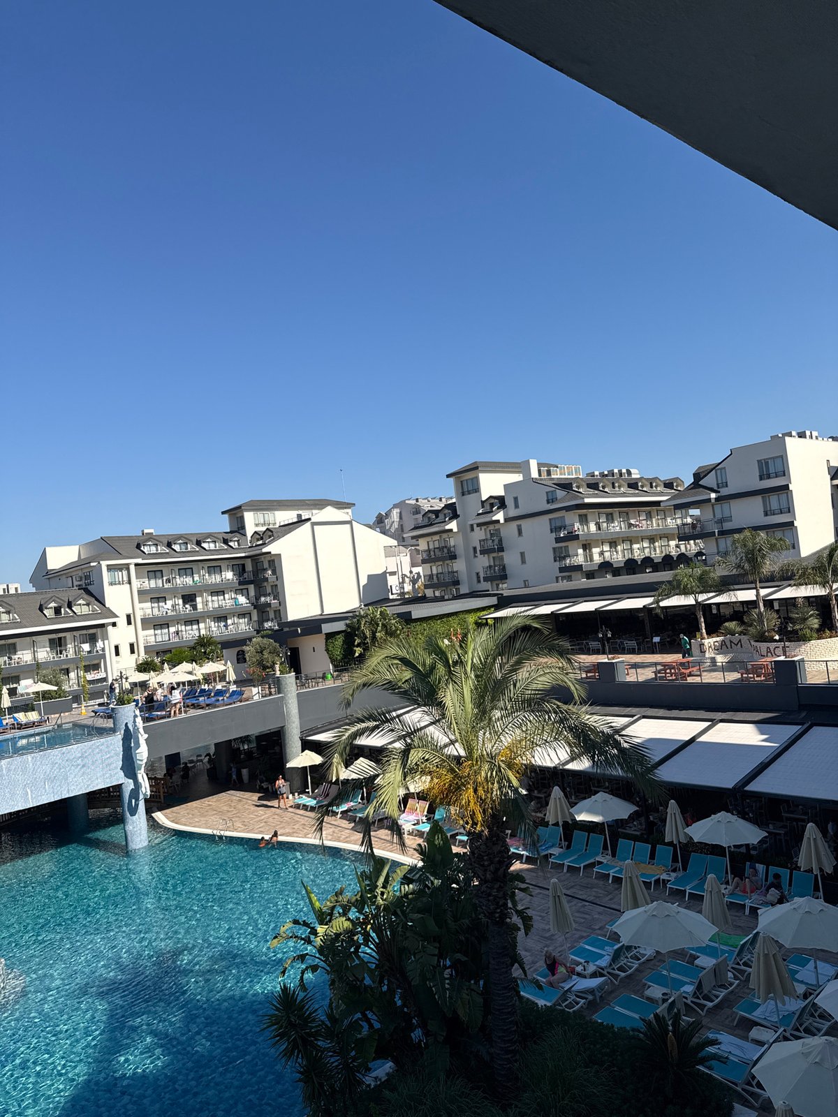 Turkish resort pool complex in Manavgat, multiple angles