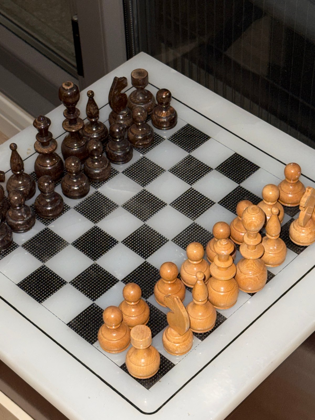 Chess set and gym interior, multiple angles, Kadıköy
