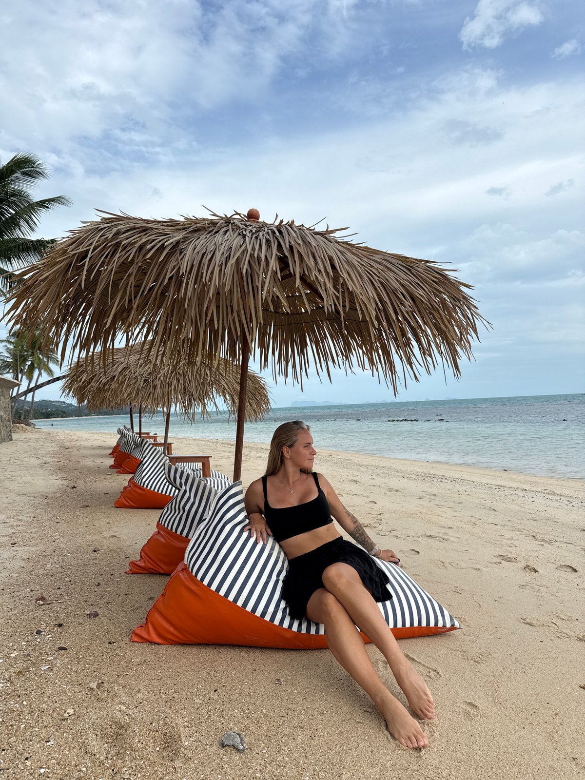 Laid-back morning at a Ko Samui beachfront resort