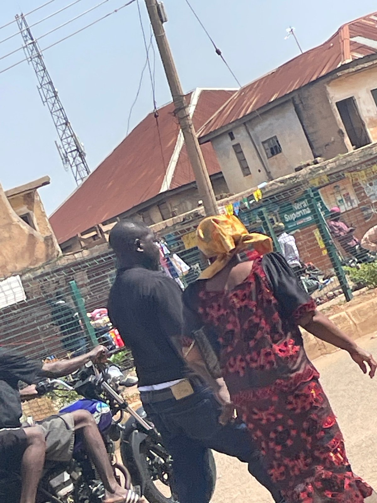 Everyday street and market activity in Bukuru, Nigeria