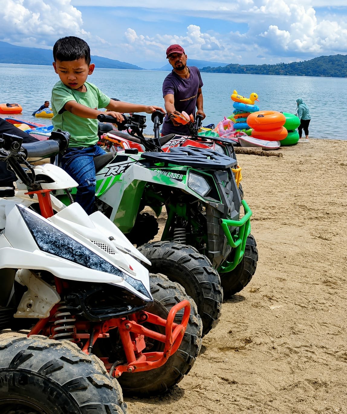 A fun day out at Lumban Bul Bul's lakeshore