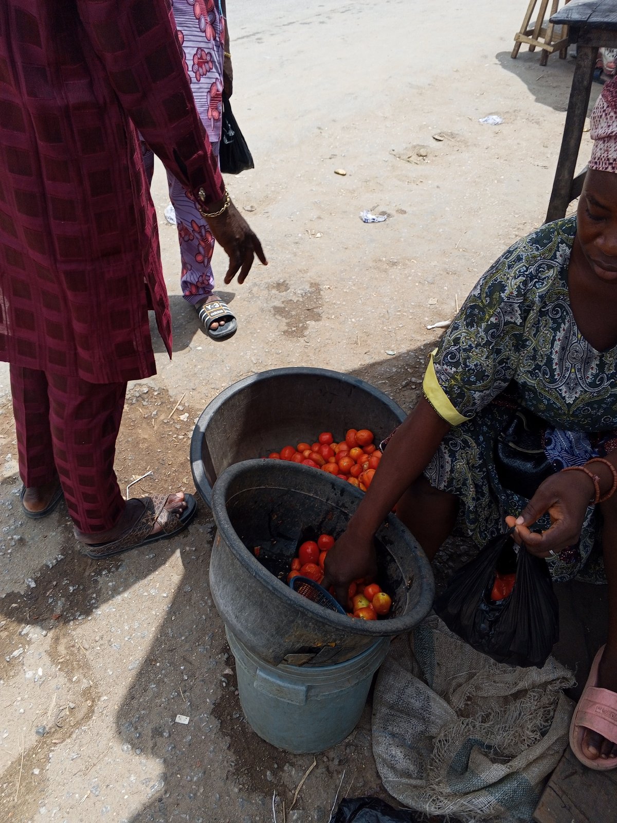 Routine tomato market activity documented in Zango-ndaji, Nigeria