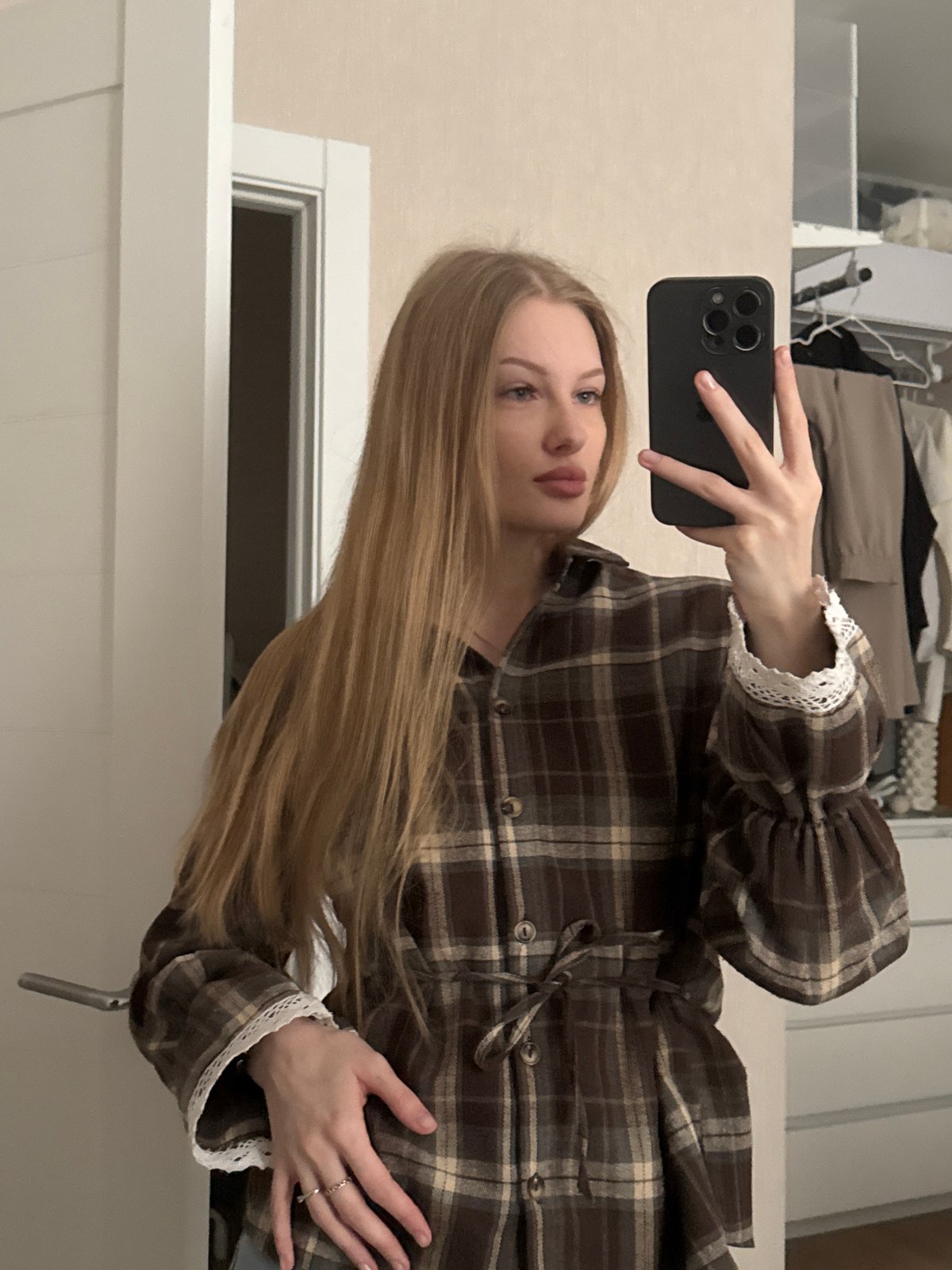 Casual selfie session at a Perm residential address, June 2026