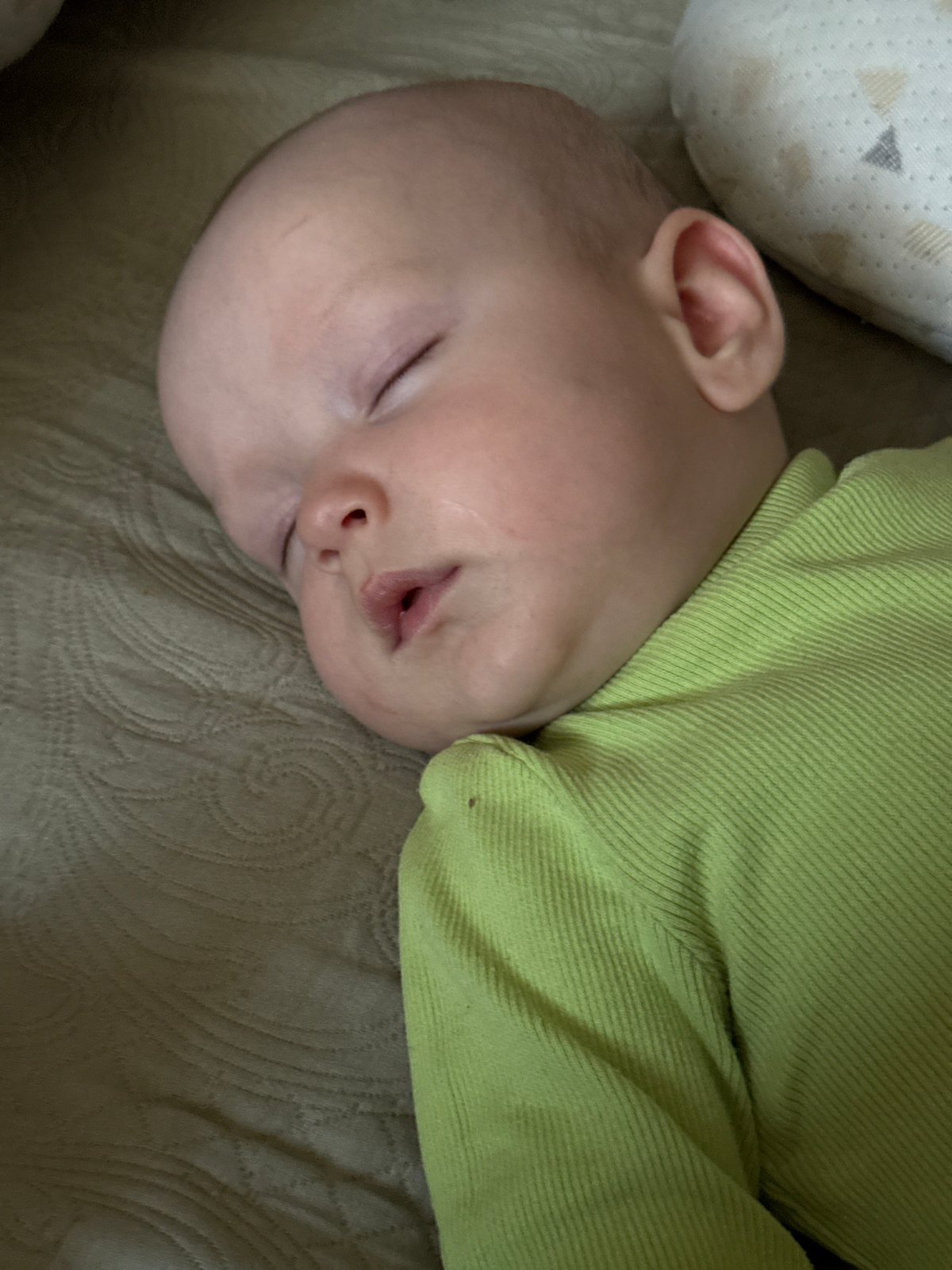 Moscow at golden hour, plus a sleeping baby indoors