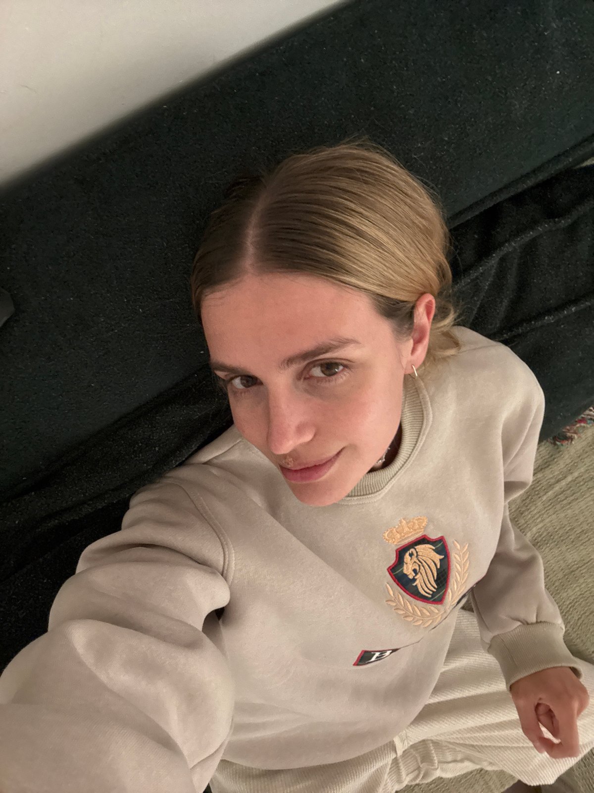 Multiple selfie moments captured across indoor locations April 14