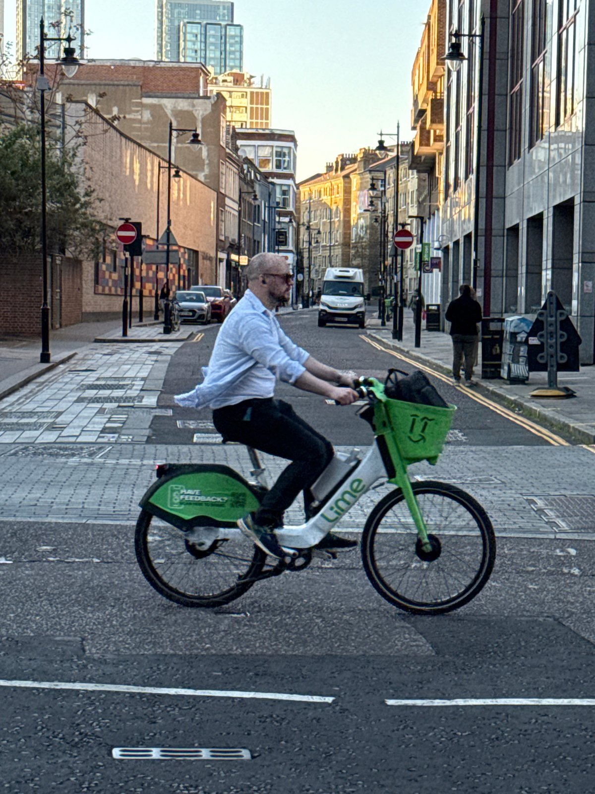 London street scenes documented during evening walk through city