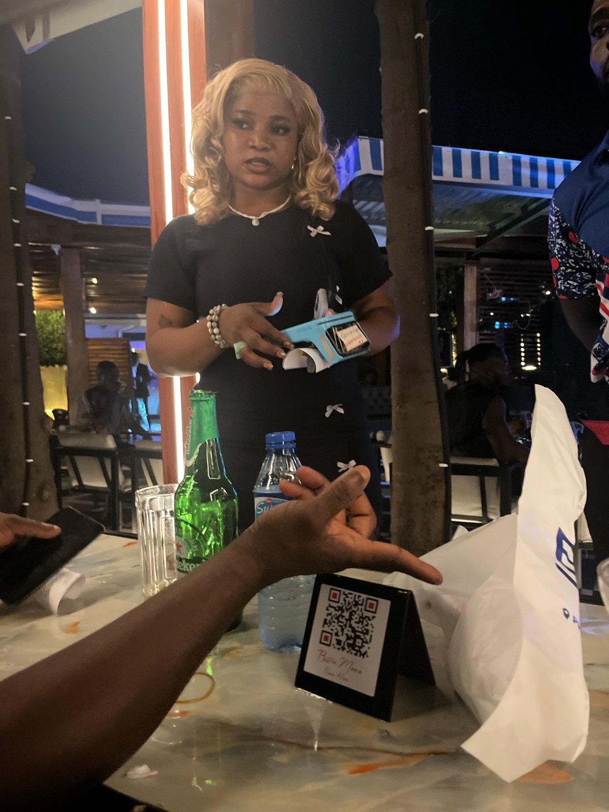 Evening dining scene captured at Blake Resort in Abuja