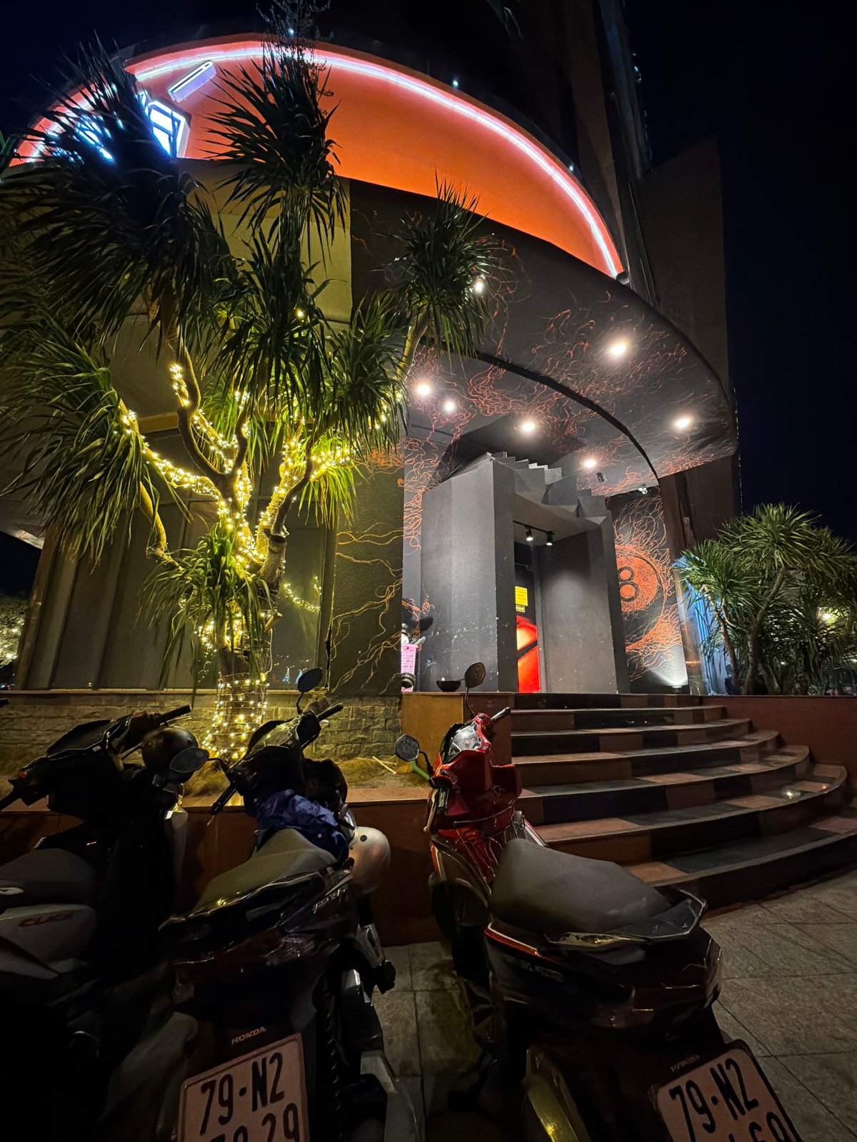 Nha Trang waterfront promenade alive on a summer night