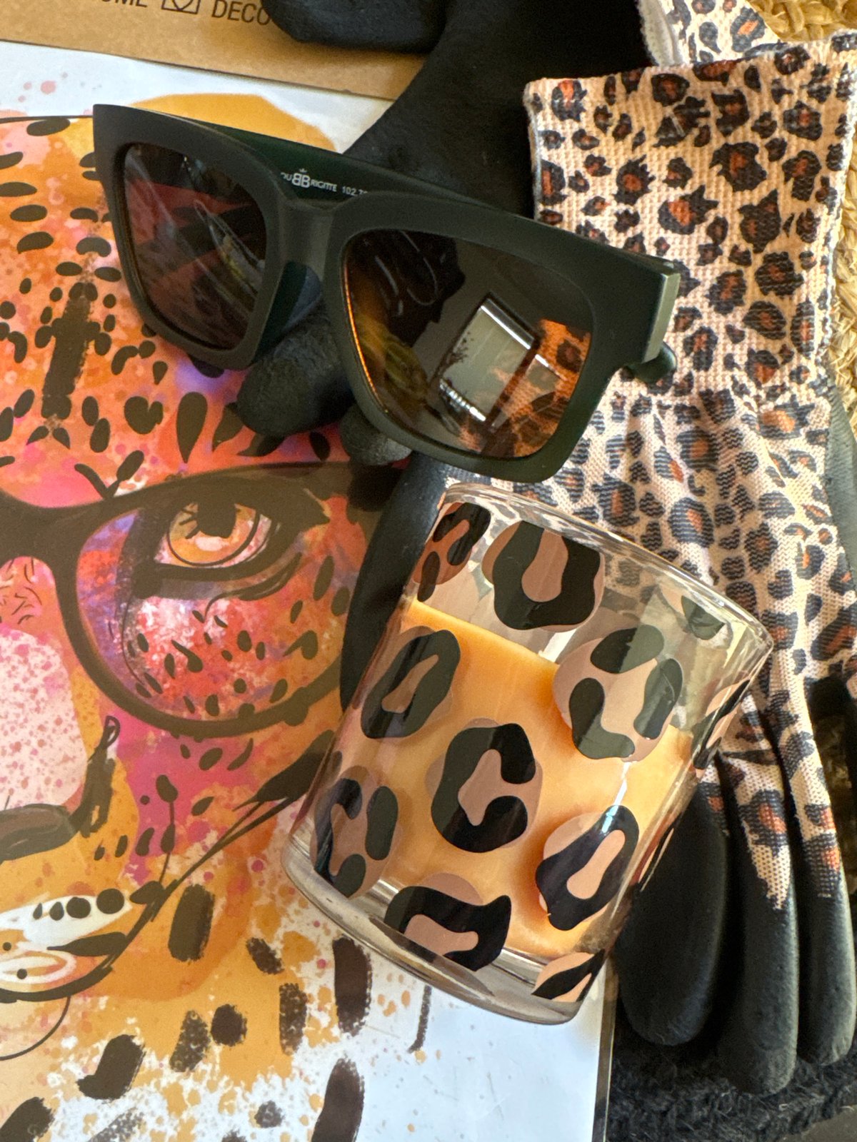 Leopard print accessories spotted in Sofia