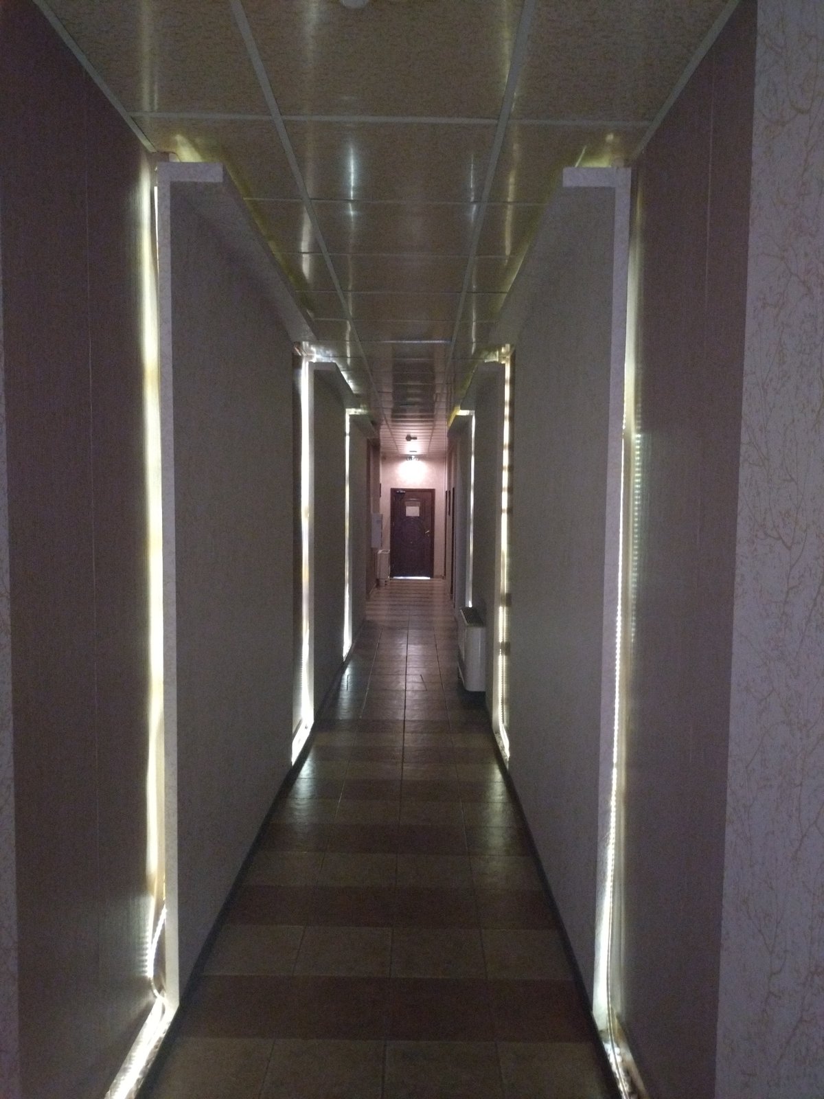 Witness documents Bulgarian spa facility during rainy morning visit